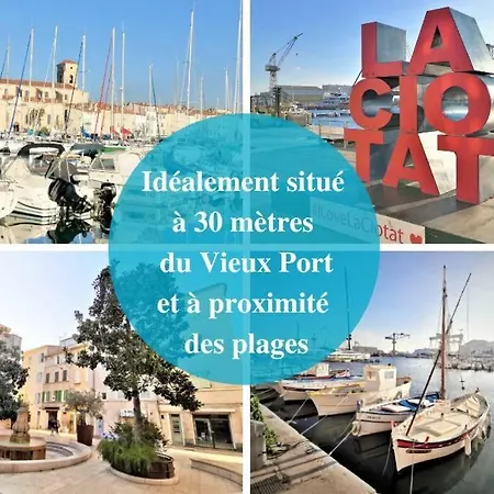 Apartment Appt Tout Confort*climatisation*vieux-port*wifi La Ciotat